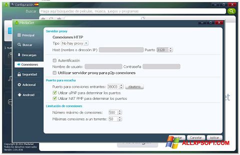 Screenshot MediaGet für Windows XP