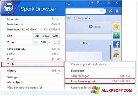 Screenshot Spark für Windows XP