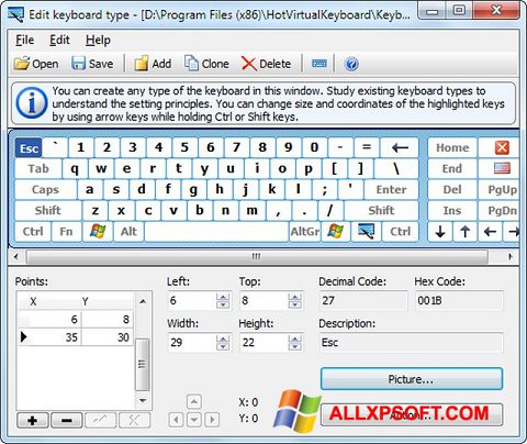 Screenshot Virtual Keyboard für Windows XP