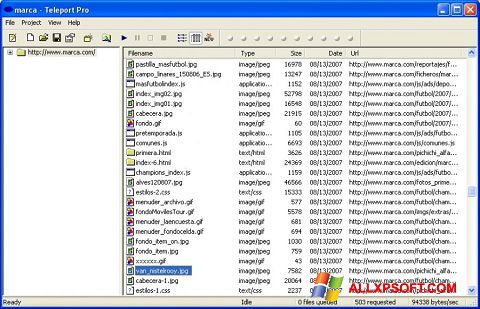 Screenshot Teleport Pro für Windows XP