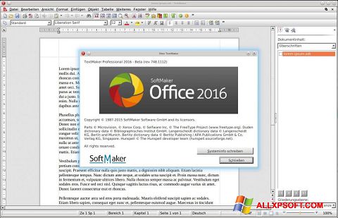 Screenshot SoftMaker Office für Windows XP