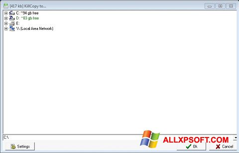 Screenshot KillCopy für Windows XP