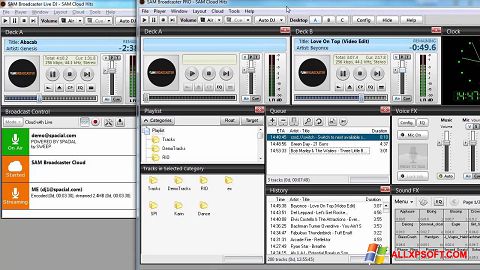 Screenshot SAM Broadcaster für Windows XP