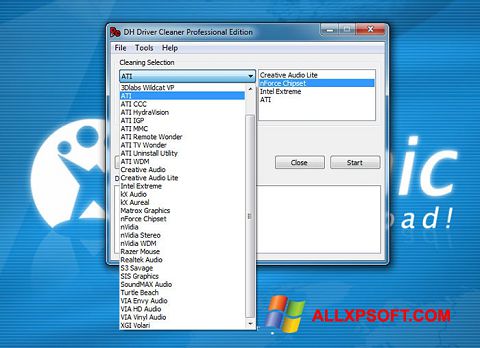Screenshot Driver Cleaner für Windows XP