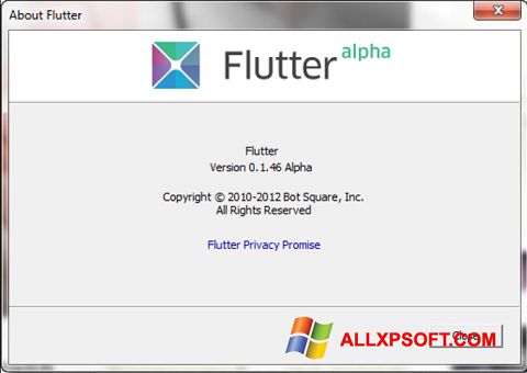Screenshot Flutter für Windows XP