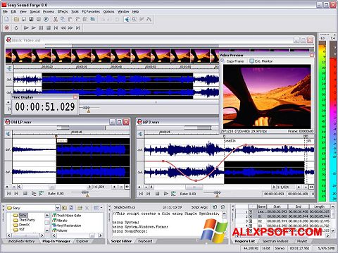 Screenshot Sound Forge für Windows XP