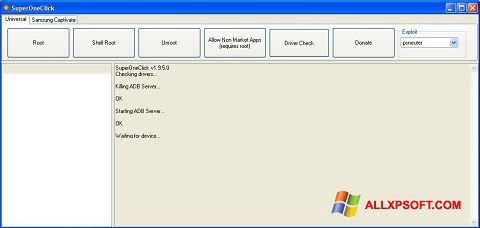 Screenshot SuperOneClick für Windows XP