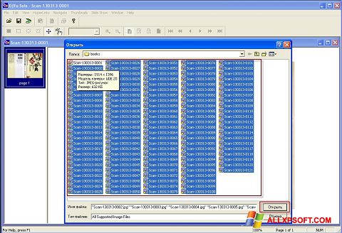 Screenshot DjVu Viewer für Windows XP