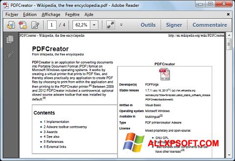 Screenshot PDFCreator für Windows XP