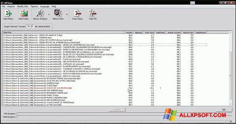Screenshot MP3Gain für Windows XP