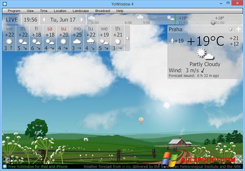 Screenshot YoWindow für Windows XP