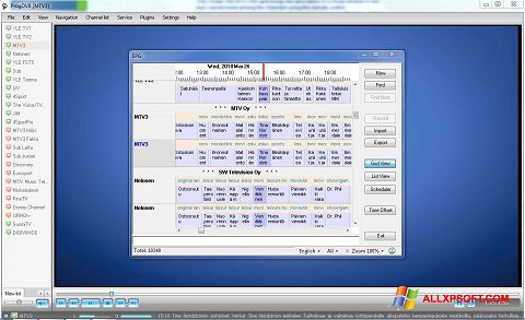Screenshot ProgDVB für Windows XP