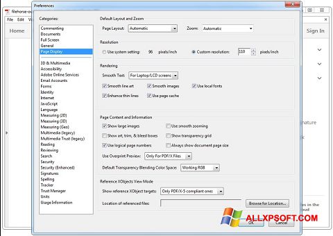 Screenshot Adobe Acrobat Reader DC für Windows XP