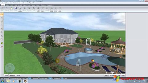 Screenshot Realtime Landscaping Architect für Windows XP