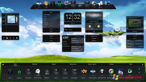 Screenshot Winstep Nexus für Windows XP