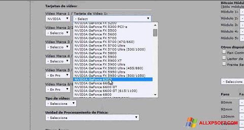 Screenshot Power Supply Calculator für Windows XP