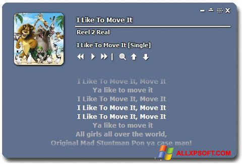 Screenshot Minilyrics für Windows XP