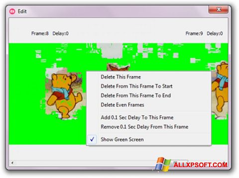 Screenshot GifCam für Windows XP