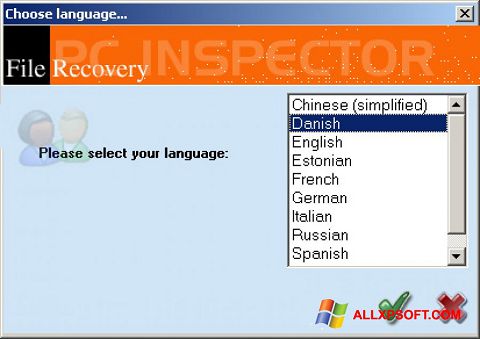 Screenshot PC Inspector File Recovery für Windows XP