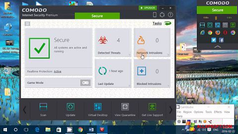 Screenshot Comodo Internet Security Premium für Windows XP