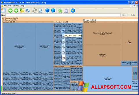 Screenshot SpaceSniffer für Windows XP