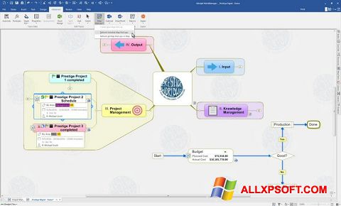 Screenshot MindManager für Windows XP