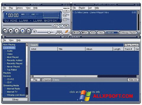 Screenshot Winamp Lite für Windows XP