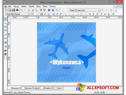 Screenshot Nero Cover Designer für Windows XP