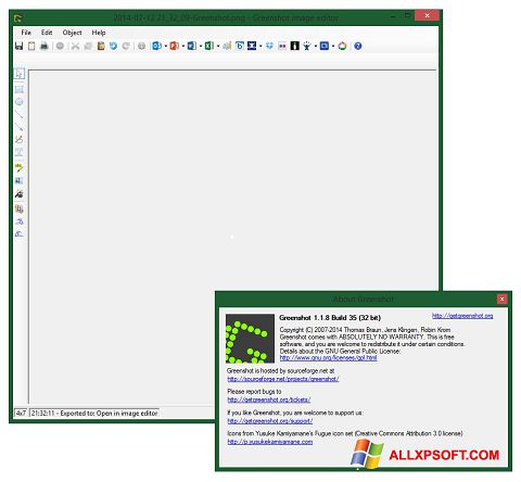 Screenshot Greenshot für Windows XP