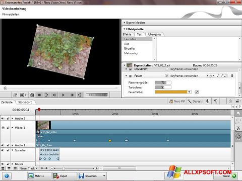Screenshot Nero Vision für Windows XP