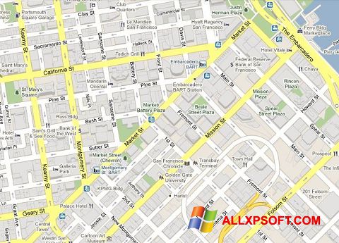 Screenshot Google Maps für Windows XP