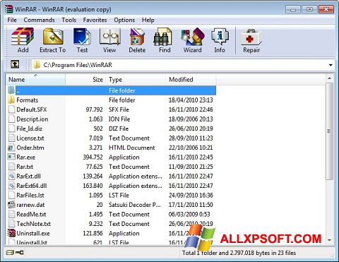 winrar download para xp