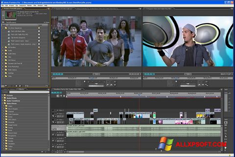 Screenshot Adobe Premiere Pro für Windows XP