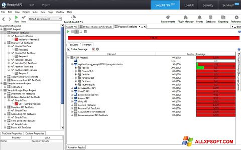 Screenshot SoapUI für Windows XP
