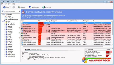 Screenshot Security Task Manager für Windows XP