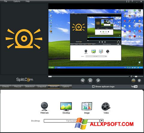 Screenshot SplitCam für Windows XP