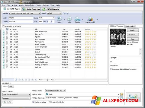 Screenshot Easy CD-DA Extractor für Windows XP