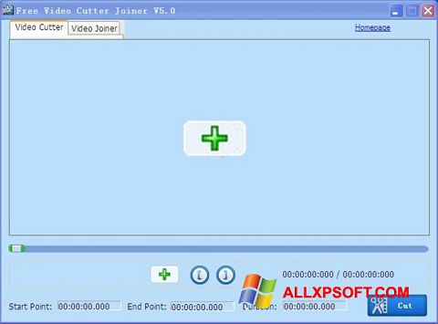 Screenshot Free Video Cutter für Windows XP