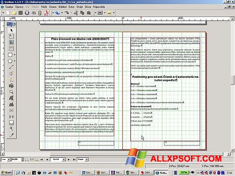 Screenshot Scribus für Windows XP
