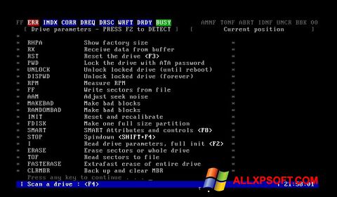 Screenshot MHDD für Windows XP