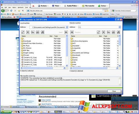 Screenshot TeamViewer für Windows XP