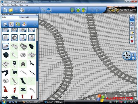 Screenshot LEGO Digital Designer für Windows XP