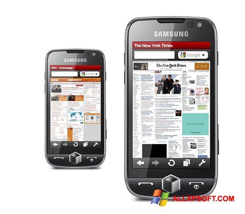 Screenshot Opera Mobile für Windows XP