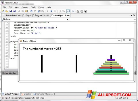 Screenshot Pascal ABC für Windows XP