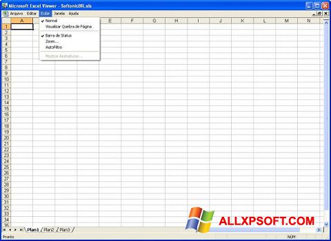 Screenshot Excel Viewer für Windows XP