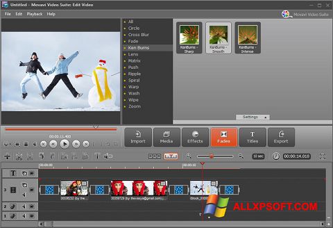 Screenshot Movavi Video Suite für Windows XP