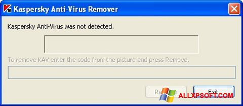 Screenshot KAVremover für Windows XP