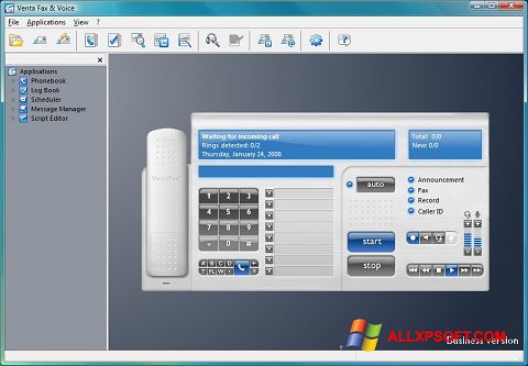 Screenshot VentaFax für Windows XP