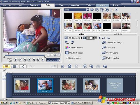 Screenshot Ulead VideoStudio für Windows XP