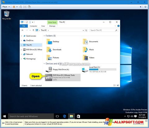 Screenshot Virtual CD für Windows XP